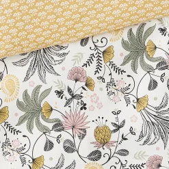 Parure de lit satin bio WAYAN coloris ocre 240 x 220 cm - 4MURS