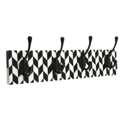 Patère COCO coloris noir et blanc - 4MURS