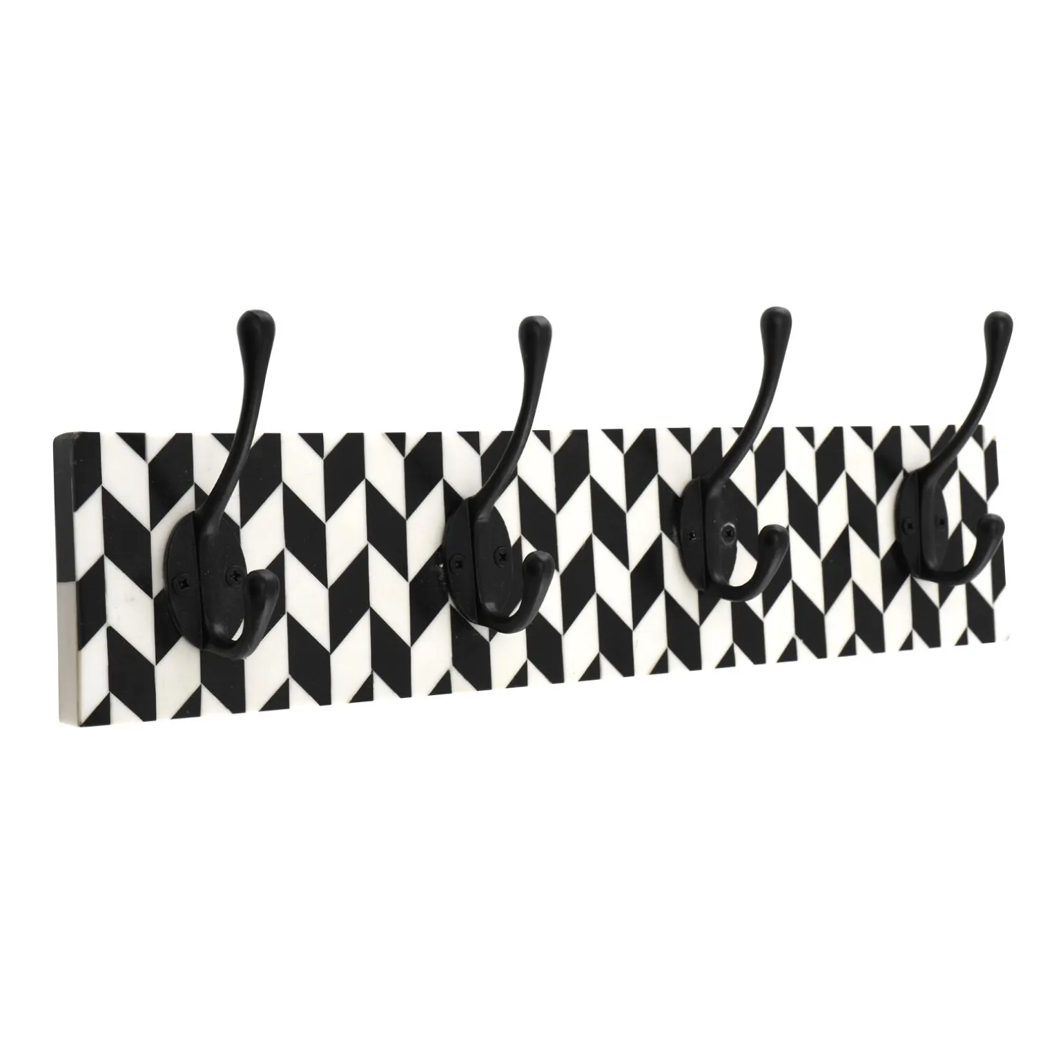 Patère COCO coloris noir et blanc - 4MURS