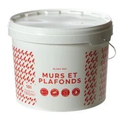 Peinture MURS ET PLAFONDS PRIX MALIN Peinture blanc 10 L - 4MURS