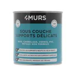 Peinture SOUS COUCHE SUPPORTS DÉLICATS Peinture blanc 0,5 L - 4MURS