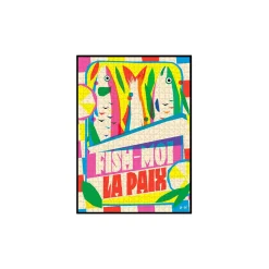 Piece and Love Puzzle FISH-MOI LA PAIX - 4MURS