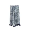 Plaid coton recyclé TIA coloris indigo - 4MURS