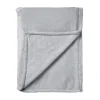 Plaid polaire TILLIE coloris gris perle - 4MURS