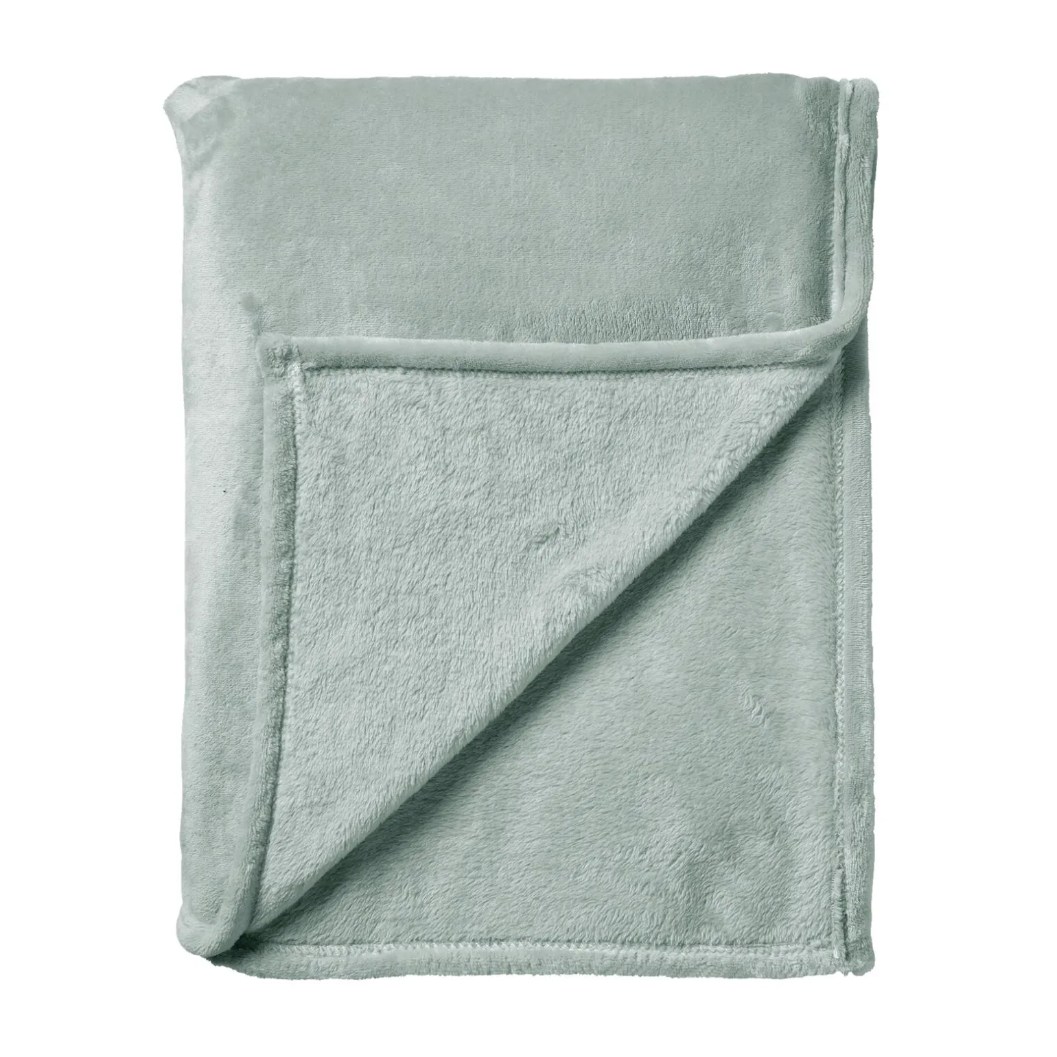 Plaid polaire TILLIE coloris vert jade - 4MURS