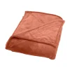 Plaid polaire TILLIE coloris ocre - 4MURS