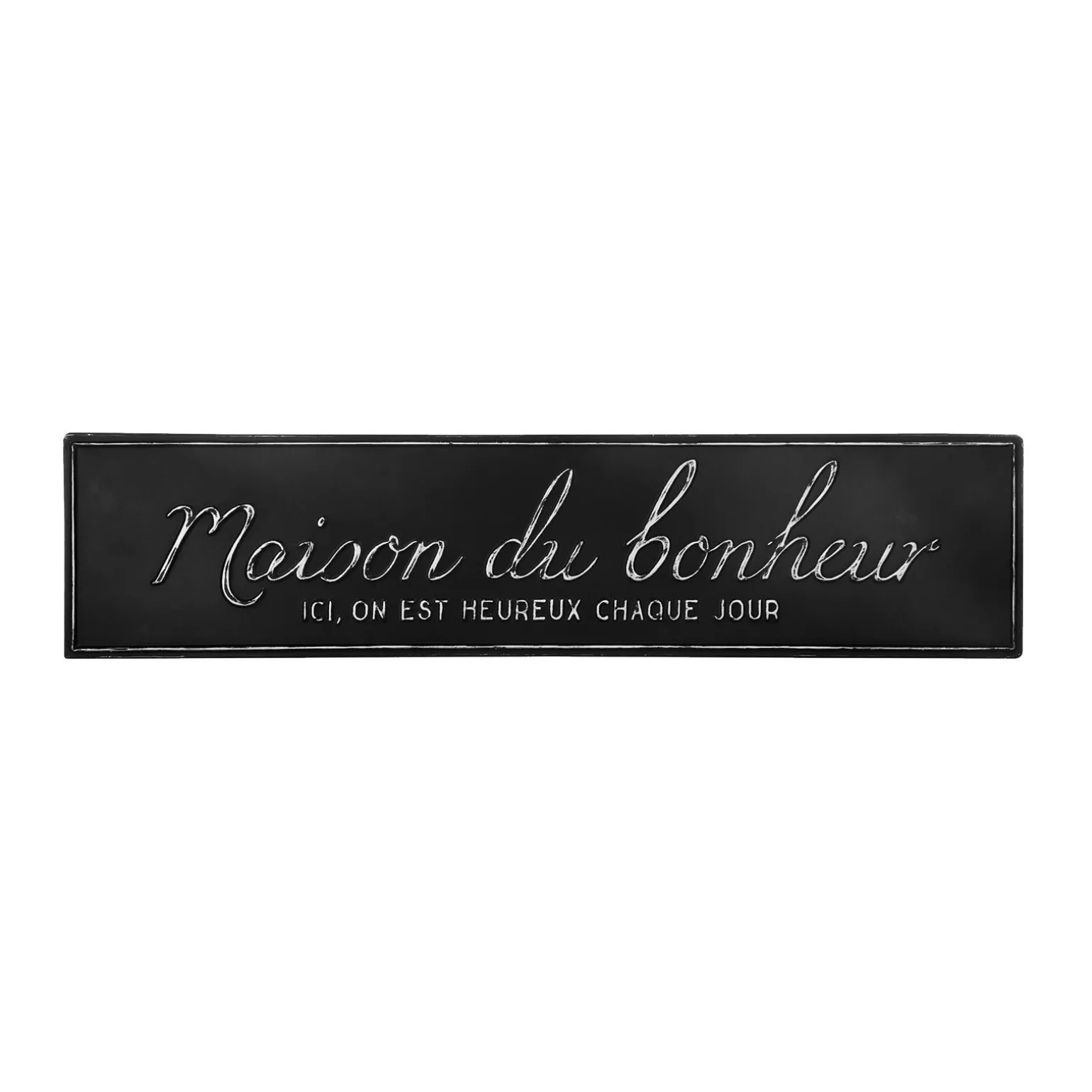 Plaque métal ALIX coloris noir - 4MURS