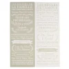 Plaque murale en bois HOUSE RULES coloris gris - 4MURS