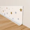 Plinthe déco RISING STARS coloris blanc - 4MURS