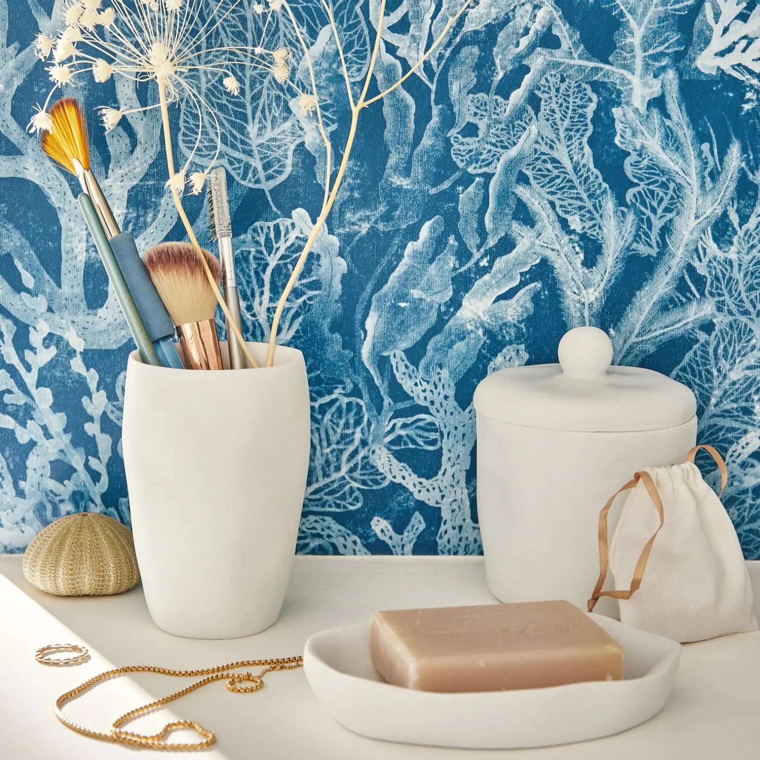 Porte-savon BOGOR coloris blanc - 4MURS