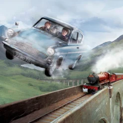 Poster extra large HARRY POTTER EN ROUTE POUR POUDLARD 300 x 280 cm