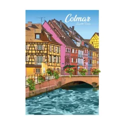 PRINTYMANIA Affiche COLMAR 30 x 40 cm - 4MURS
