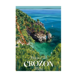 PRINTYMANIA Affiche CROZON 30 x 40 cm - 4MURS