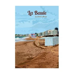 PRINTYMANIA Affiche LA BAULE 30 x 40 cm - 4MURS