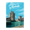 PRINTYMANIA Affiche LA ROCHELLE 30 x 40 cm - 4MURS