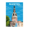 PRINTYMANIA Affiche NANTES - LA TOUR LU 30 x 40 cm - 4MURS
