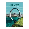 PRINTYMANIA Affiche NANTES - HANGAR À BANANES 30 x 40 cm - 4MURS