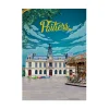 PRINTYMANIA Affiche POITIERS 30 x 40 cm - 4MURS