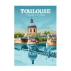 PRINTYMANIA Affiche TOULOUSE 30 x 40 cm - 4MURS