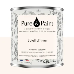 Pure and Paint Peinture Peinture SOLEIL D'HIVER 0,5 L - 4MURS