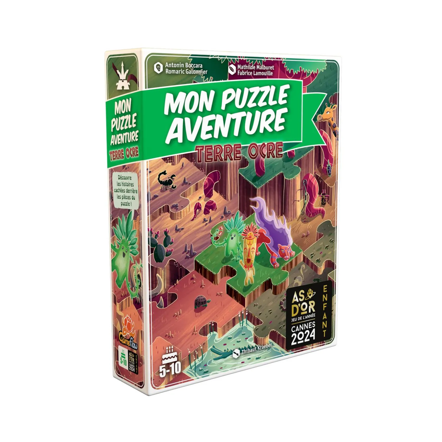 Puzzle AVENTURE TERRE OCRE - 4MURS