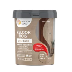 Relook bois effet bois Peinture Peinture bois flotté Satiné 0,75 L