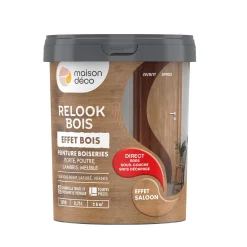 Relook bois effet bois Peinture Peinture saloon Satiné 0,75 L - 4MURS