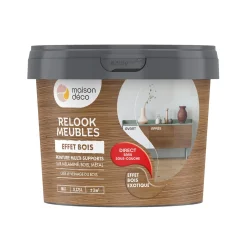 Relook meubles effet bois Peinture Peinture bois exotique 0,38 L