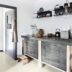 Relook meubles effet bois Peinture Peinture effet béton Satiné 0,38 L