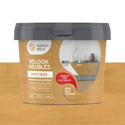 Relook meubles effet bois Peinture Peinture bois vintage 0,38 L