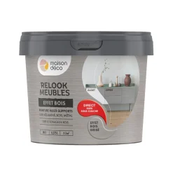 Relook meubles effet bois Peinture Peinture bois grisé 0,38 L - 4MURS