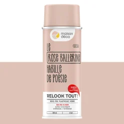 Relook tout aérosol Peinture Bombe de peinture rose ballerine Satiné 0,4 L