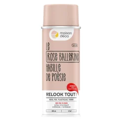 Relook tout aérosol Peinture Bombe de peinture rose ballerine Satiné 0,4 L