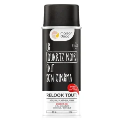 Relook tout aérosol Peinture Bombe de peinture quartz noir Satiné 0,4 L