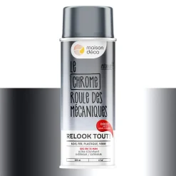 Relook tout aérosol Peinture Bombe de peinture chrome Brillant 0,4 L
