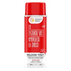 Relook tout aérosol Peinture Bombe de peinture rouge vif Brillant 0,4 L