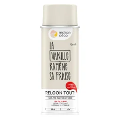 Relook tout aérosol Peinture Bombe de peinture vanille Satiné 0,4 L