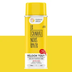 Relook tout aérosol Peinture Bombe de peinture canari Brillant 0,4 L