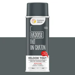 Relook tout aérosol Peinture Bombe de peinture ardoise Satiné 0,4 L