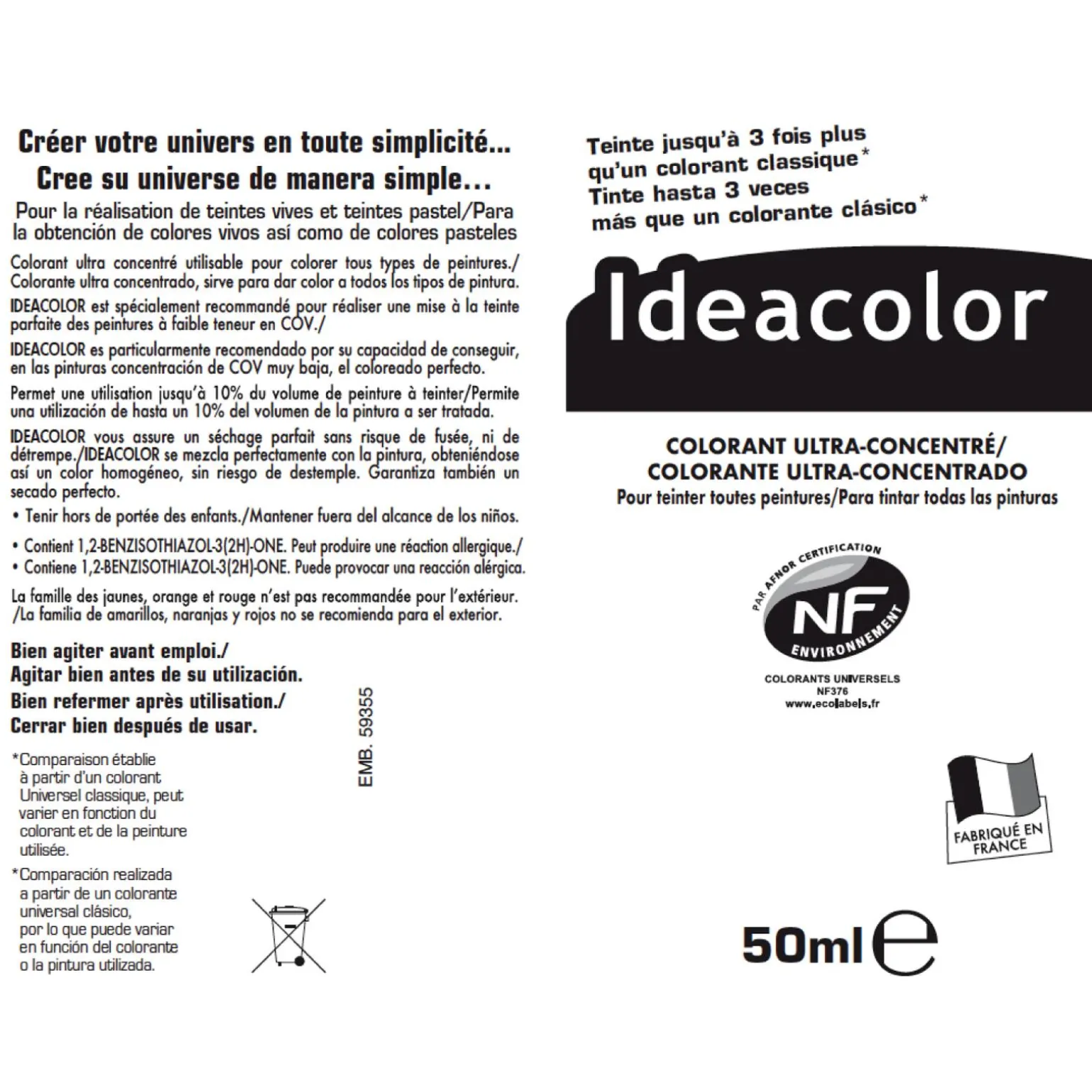 Richard Peinture COLORANT Peinture rouge 0,05 L - 4MURS