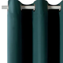 Rideau 100% occultant MANN bleu pétrole 140 x 260 cm - 4MURS