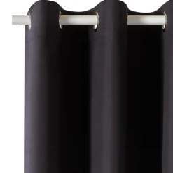 Rideau 100% occultant MANN coloris noir 140 x 260 cm - 4MURS