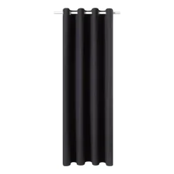 Rideau 100% occultant MANN coloris noir 140 x 180 cm - 4MURS