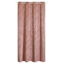 Rideau AGATE coloris rose pâle 135 x 240 cm - 4MURS