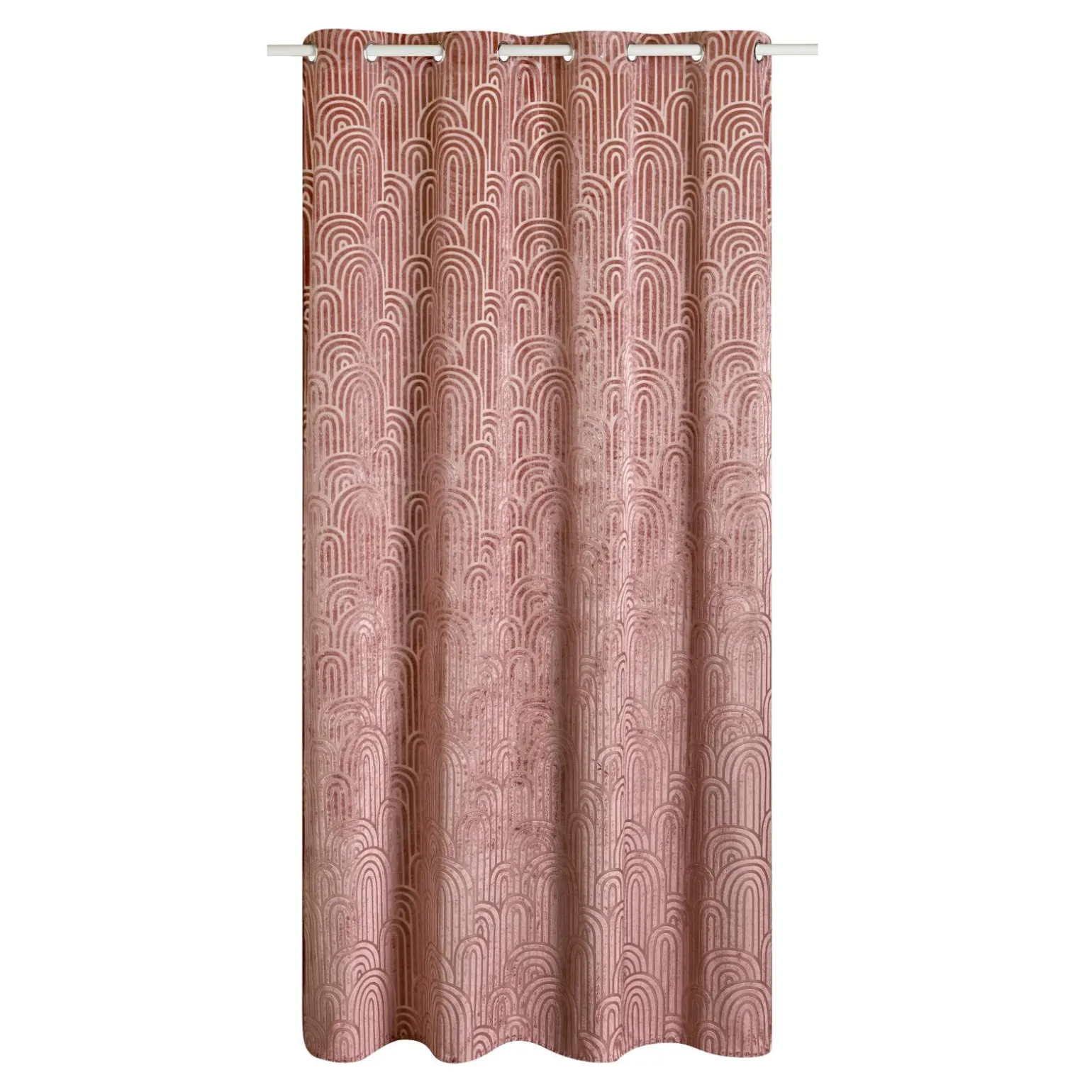 Rideau AGATE coloris rose pâle 135 x 240 cm - 4MURS