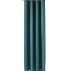 Rideau AMSTERDAM coloris bleu paon 140 x 240 cm - 4MURS