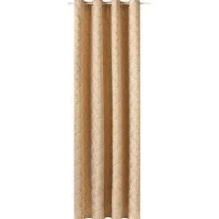 Rideau ARDECCO coloris jaune moutarde 135 x 250 cm - 4MURS