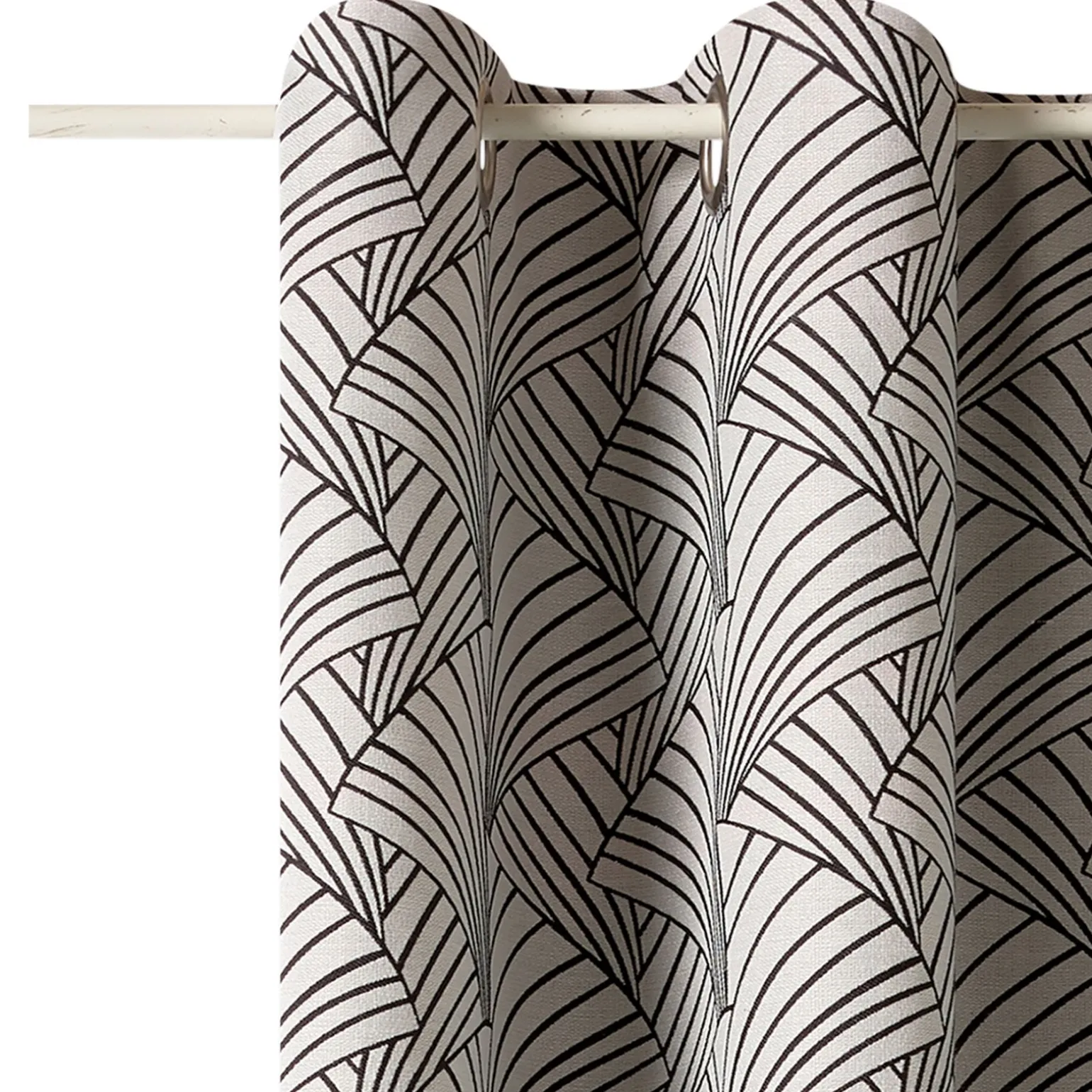 Rideau ARDECCO coloris noir 135 x 250 cm - 4MURS