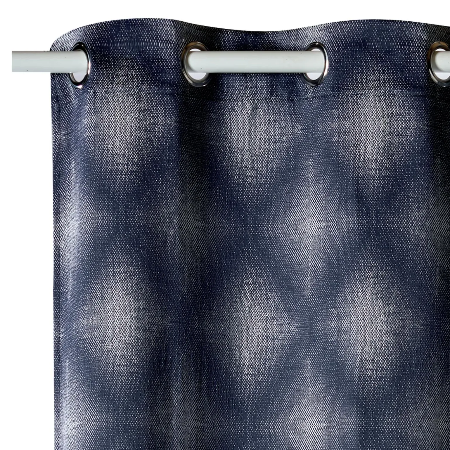 Rideau ASSELA coloris indigo 140 x 260 cm - 4MURS