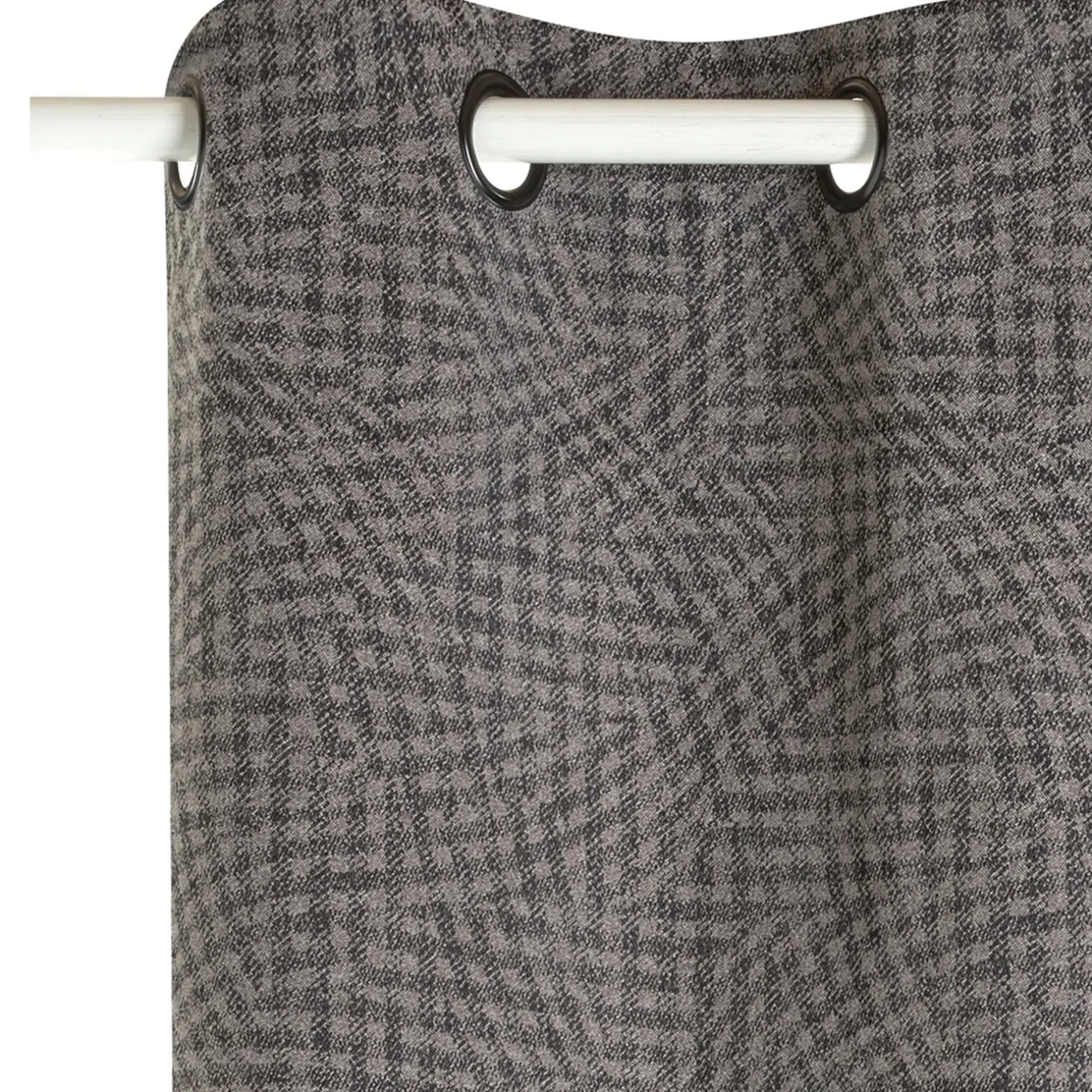 Rideau BENDICHT coloris gris cendré 140 x 260 cm - 4MURS